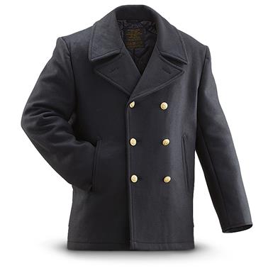 Mil-Tec Military Style Wool Pea Coat