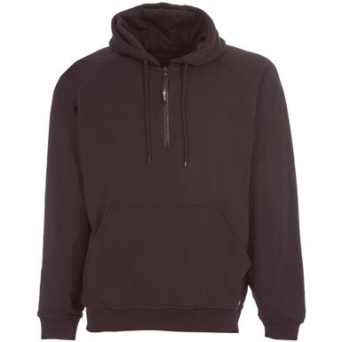 Berne® 1/4-zip Hooded Sweatshirt - 621558, Sweatshirts & Hoodies at