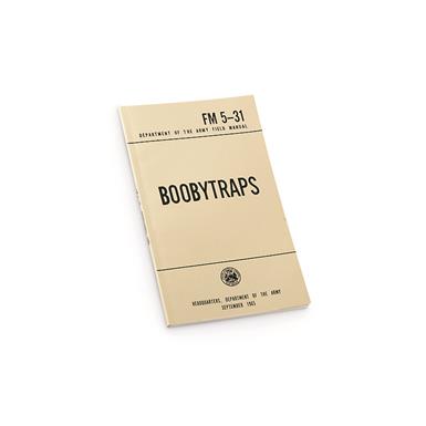 U.S. Military Surplus Technical Manual on Booby Traps, New