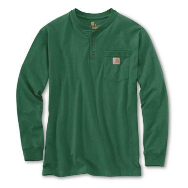 Carhartt Men's Workwear Long-sleeve Pocket Henley Shirt