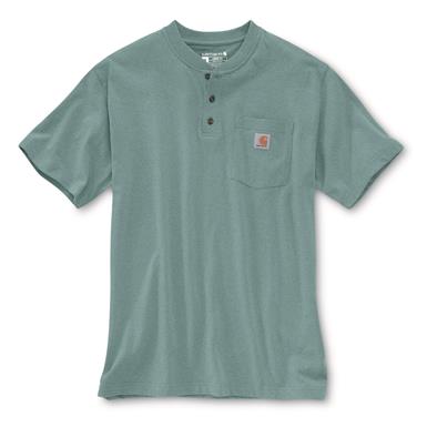 Carhartt Men's Workwear Short-sleeve Pocket Henley Shirt
