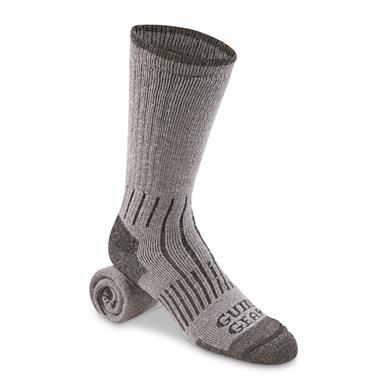 Guide Gear Lifetime Midweight Crew Socks with NanoGLIDE