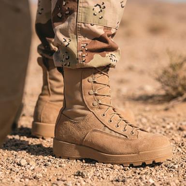 U.S. Military Surplus Temperate Weather Combat Boots, New