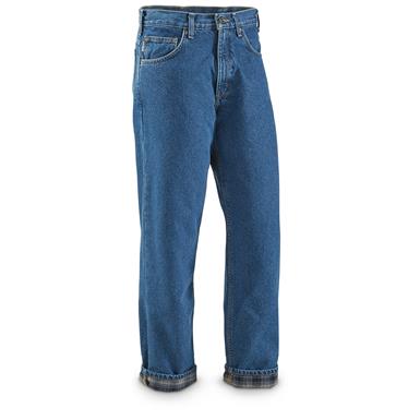 Carhartt Men's Relaxed Fit Flannel Lined Jeans