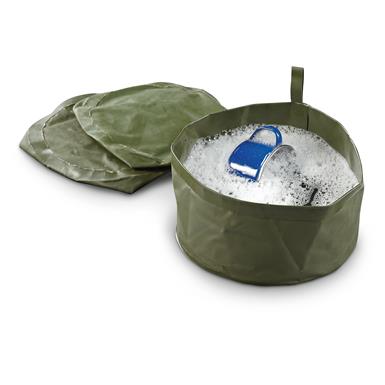 Dutch Military Surplus Vinyl Water Bowl, Like New