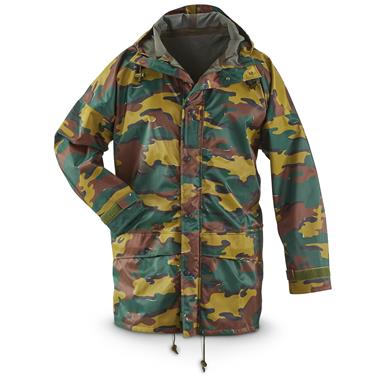 Belgian Military Surplus Sympatex Waterproof Jigsaw Camo Jacket, New ...