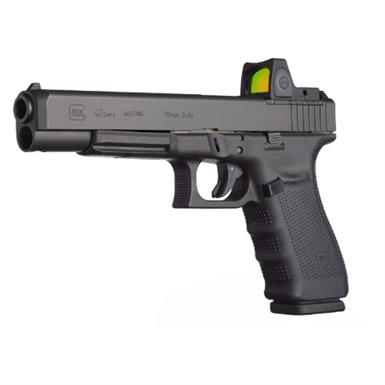 Glock 40 Gen4, Semi-Automatic, 10mm, 6.02" Barrel, Modular Optics System, 15+1 Rounds