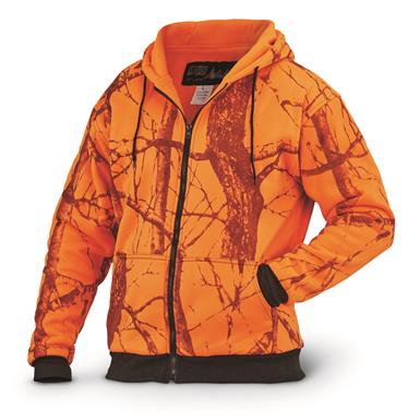Orange Camo Print Men's Sweatshirt main image 1