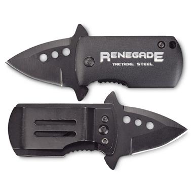 Renegade Tactical Steel Fast Clip Folding Knife, 7.7" Blade ...