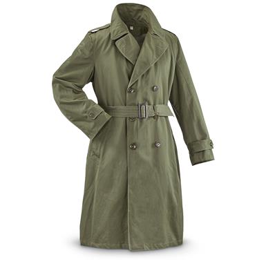 Like-new U.S. Military Surplus Trench Coat with Liner - 652676 ...