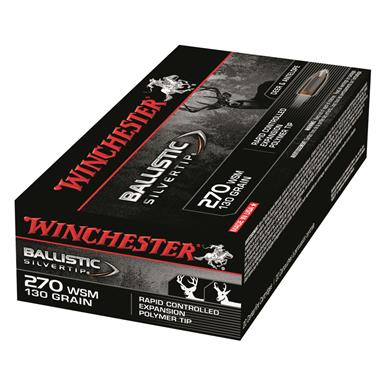 Winchester Short Magnum, .270 WSM, BST, 130 Grain, 20 Rounds