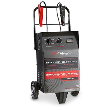 Schumacher 225 Amp Wheeled Electric Battery Charger, SE-4225 - 656099