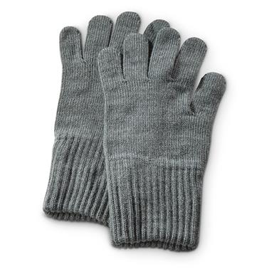 Swiss Military Surplus Wool Gloves, 3 Pack, New
