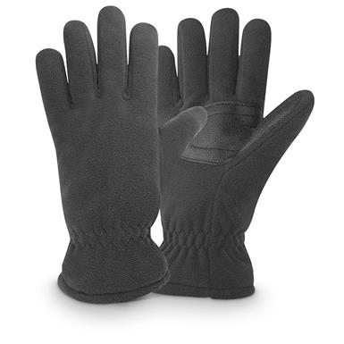 Igloos Men's Waterproof Insulated Fleece Gloves, 2 Pairs