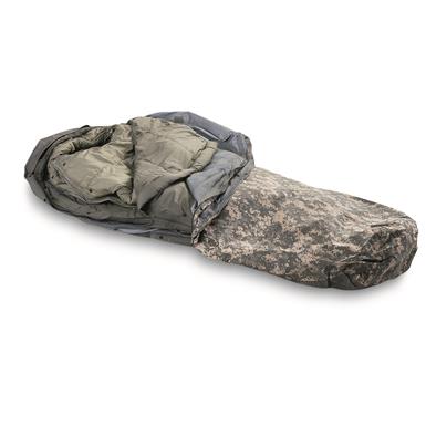 U.S. Military Surplus ECWS Modular Sleeping Bag System, Like New