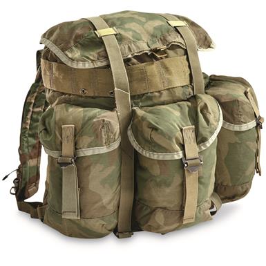 U.S. Military Surplus Medium ALICE Pack, Used - 665591, Rucksacks ...
