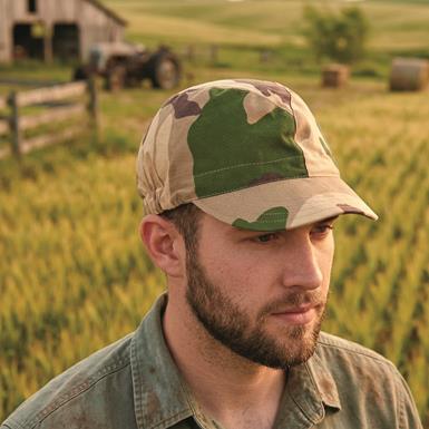 Italian Military Surplus Desert Field Caps, 3 Pack, New