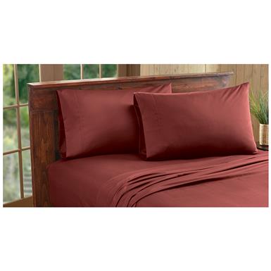 Castlecreek Microfiber Sheet Set 667189 Sheets At Sportsman S Guide Castlecreek Microfiber Sheet Set Red