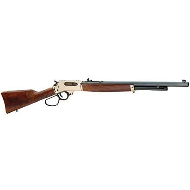 Henry 45-70 Brass, Lever Action, .45-70 Government, Large Loop, 22 ...
