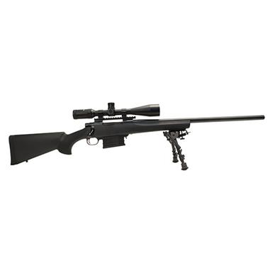 LSI Howa Black Hogue Package, Bolt Action, .300 Winchester Magnum, 4-16x44mm Scope, 5+1 Rounds, 5+1