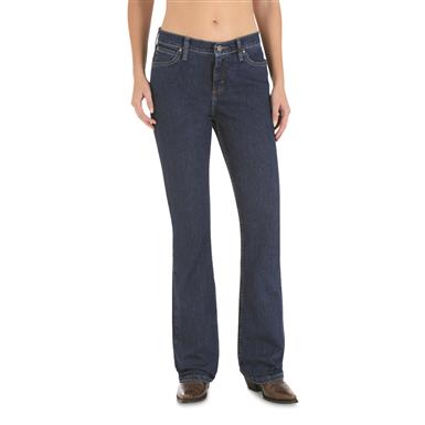 As Real As Wrangler Misses Classic Fit Boot Cut Jeans