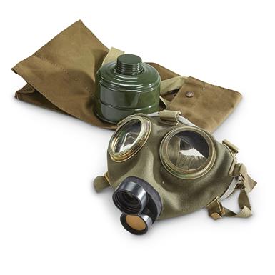 Hungarian Military Surplus Gas Mask, Used