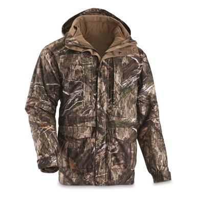 Guide Gear Steadfast 4-in-1 Hunting Parka, 150 Gram Thinsulate Platinum with X-Static, Waterproof