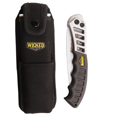 Wicked Tree Gear Wicked Hand Saw and Sheath, 7" Blade
