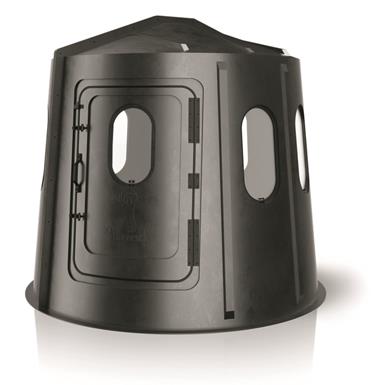 Maverick 6-Shooter Hard Side Hunting Blind, Black