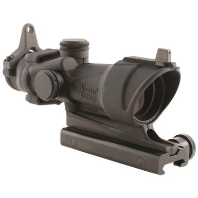 Trijicon ACOG 4x32mm, Crosshair/Amber Center Reticle Rifle Scope, .223 Ballistic