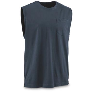 Guide Gear Men's Stain Kicker Sleeveless Pocket T Shirt With Teflon