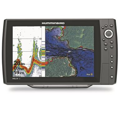 Humminbird Helix 12 CHIRP GPS G2N Fishing Charts & Maps (410360-1)