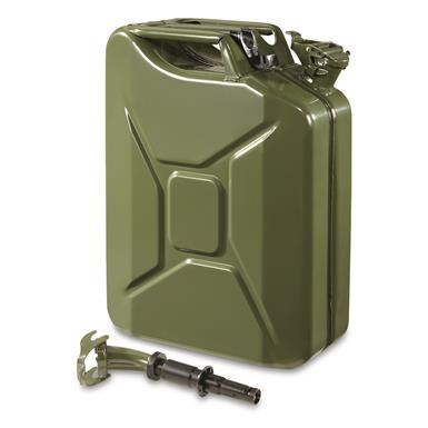 NATO Military Surplus 20L Wavian Jerry Can with Nozzle and Adapter, New