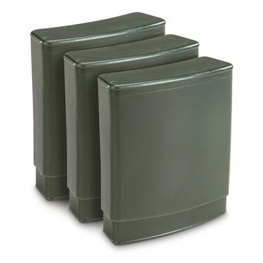 German Military Surplus Plastic Storage Boxes, 3 Pack, New