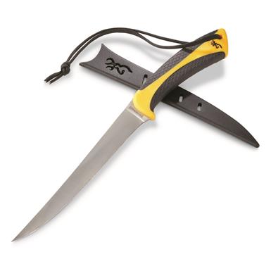 Browning White Water Fillet Knife, Yellow