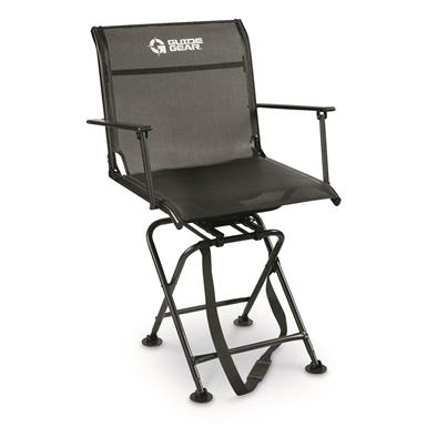 Capacity Rotating Hunting Blind Chair 360 Swivel Camo Foldable Portable 300 lbs 