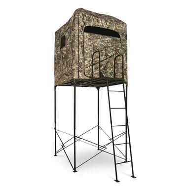 Primal Tree Stands Hideout 7' Deluxe Quad Pod with Enclosure