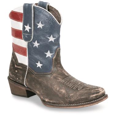 Roper Women's American Beauty Western Boots - Cowgirl Delight