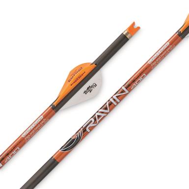 Ravin 20" Carbon Crossbow Arrows, 400 Grain, 6 Pack