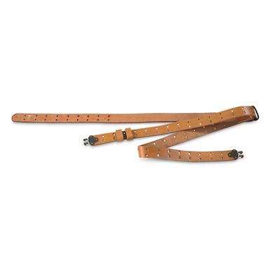 U.S. Military Leather M1 Garand Sling, Reproduction