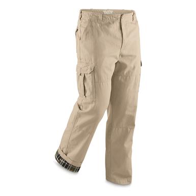 Guide Gear Men's Flannel-lined Cotton Cargo Pants