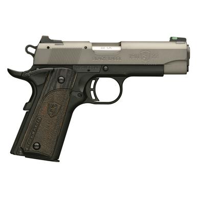 Browning 1911-22 Black Label Compact, Semi-Automatic, .22LR, 3.625" Barrel, 10+1 Rounds