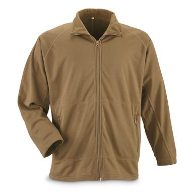 U.S. Military Surplus Grid Fleece Jacket, New