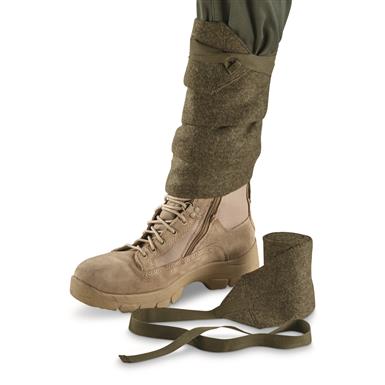 Belgian Military Surplus Wool WWII-Style Putties, New