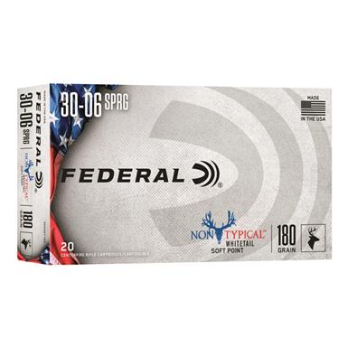 Federal Non-Typical, .30-06 Springfield, SP, 180 Grain, 20 Rounds