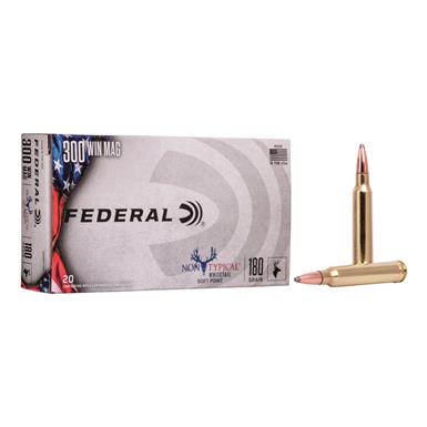 Federal, Non-Typical, .300 Winchester Magnum, SP, 180 Grain, 20 Rounds