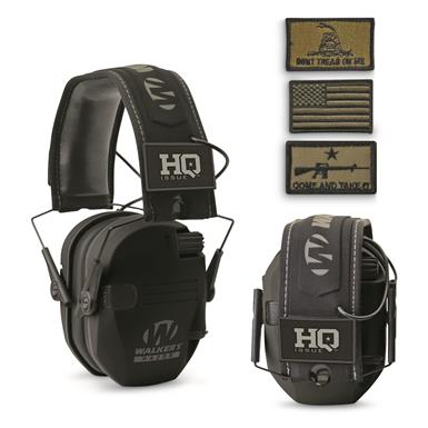 HQ ISSUE Walker's Patriot Series Electronic Ear Muffs