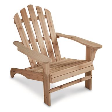 Unfinished Wood Outdoor Furniture Sportsman S Guide Castlecreek Oversized Adirondack Chair 400 Lb Capacity