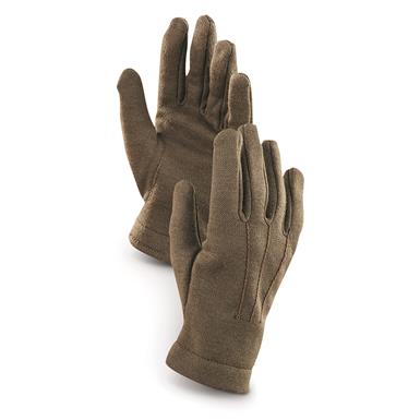 Italian Military Surplus Wool Dress Gloves, 2 pairs, New