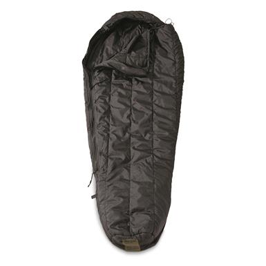 U.S. Military Surplus Black Intermediate Cold Weather Sleeping Bag, Used